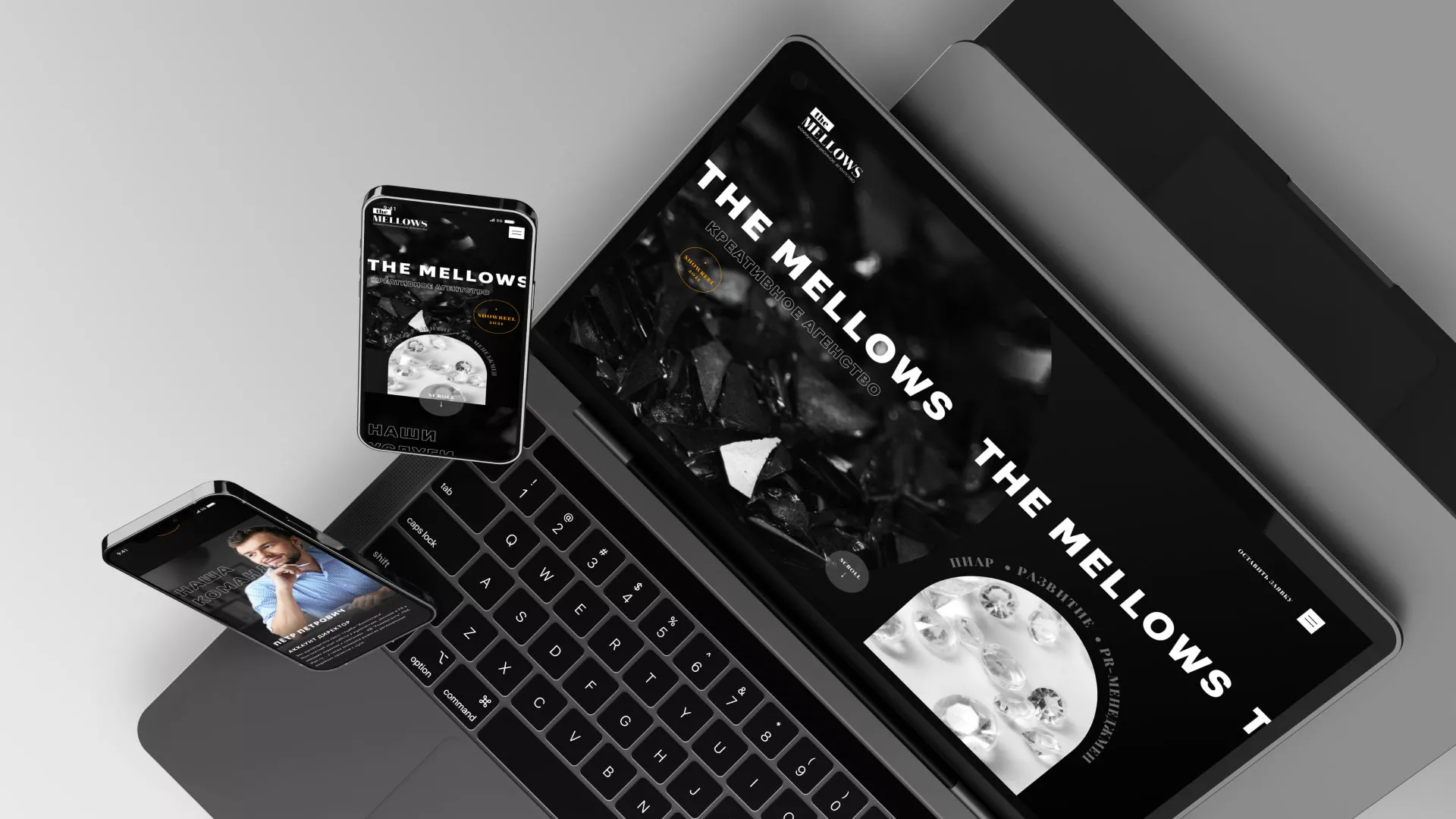 Разработка сайта креативного агентства «The Mellows» в Тарусе